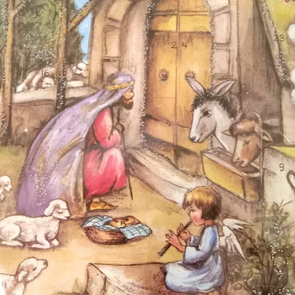 Vintage Korsch Verlag Honoring King Jesus Christ Advent Calendar Germany - Picture 4 of 10